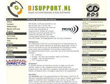 Tablet Screenshot of djsupport.nl